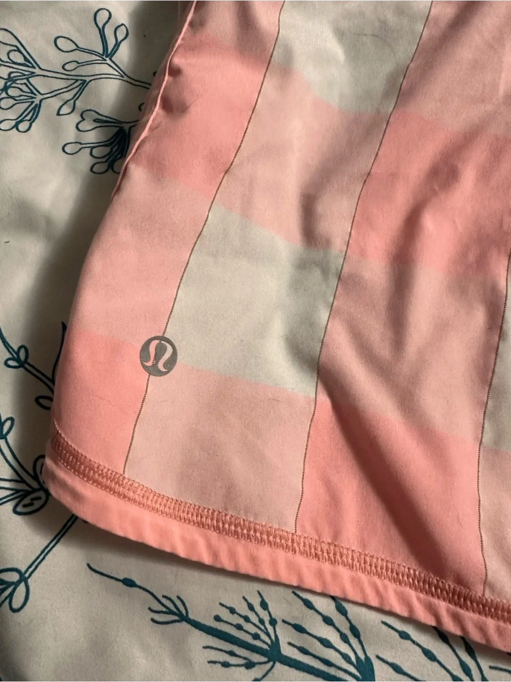 Lululemon Pink Plaid Shorts